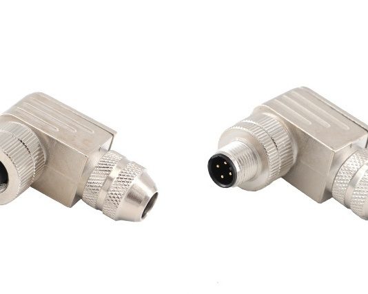 M12 circular metal connector